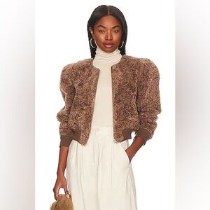 revolve ASTR THE LABEL Stacy Jacket in Brown Womens Size XL